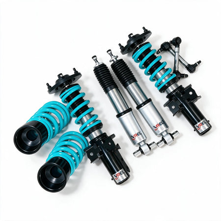 VREL R2 Track Advanced Coilovers for 2018-2023 Ford Mustang - Complete coilover kit