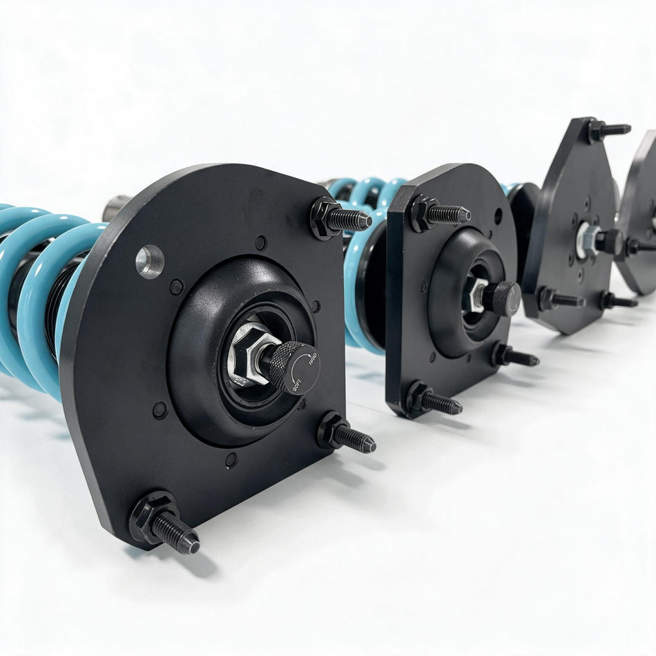 VREL R2 Track Advanced Coilovers for 2008-2014 Mercedes-Benz C-Class - Top mount detail