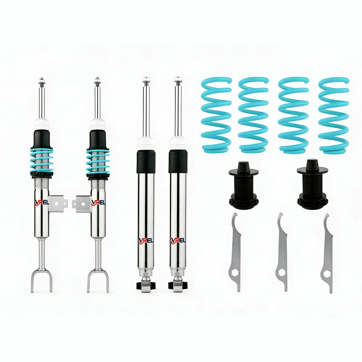 VREL R2 Track Advanced Coilovers for 2015-2021 Mercedes-Benz C-Class - Coilover product photo