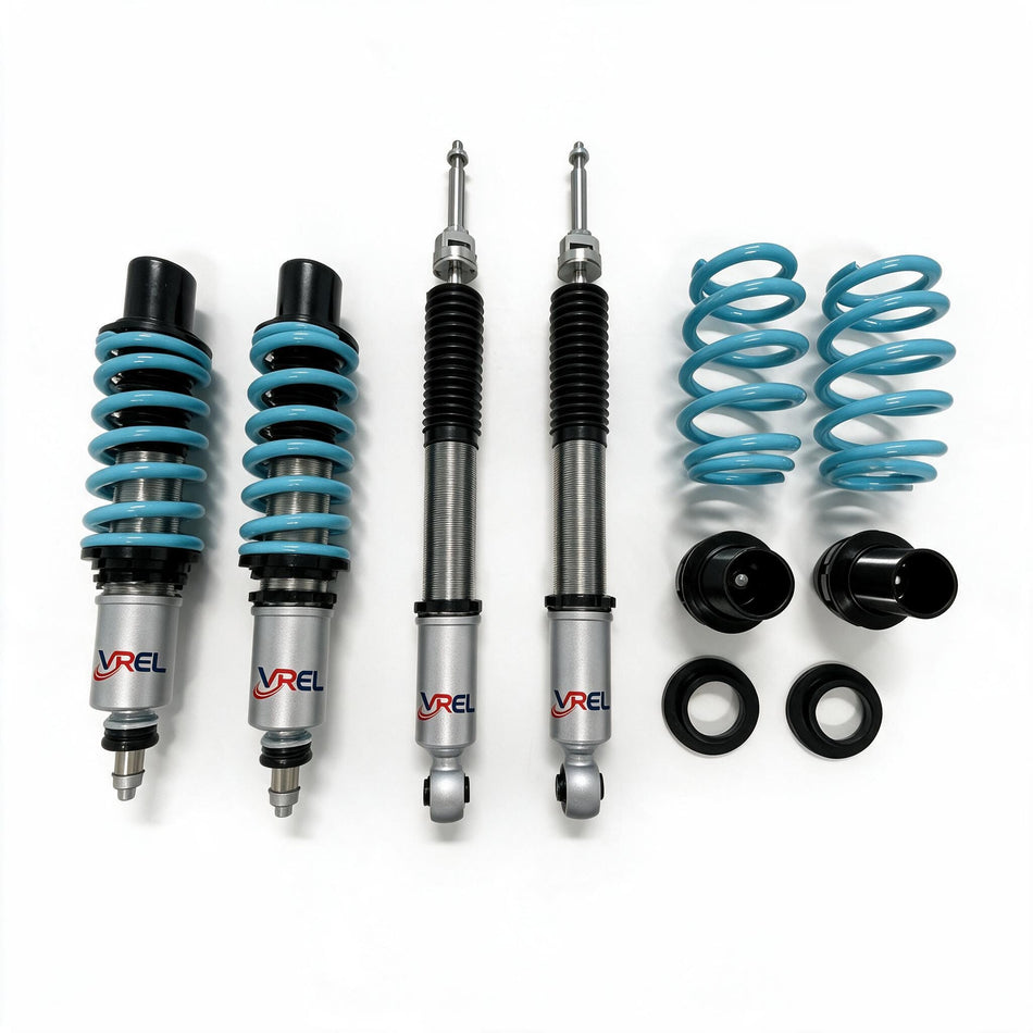 VREL R2 Track Advanced Coilovers for 2008-2017 Audi A5 - Complete coilover kit