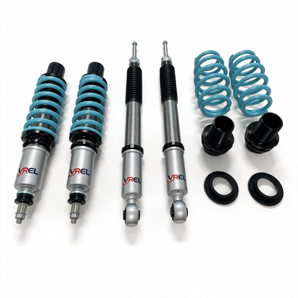 VREL R2 Track Advanced Coilovers for 2009-2016 Audi A4 - Complete coilover kit