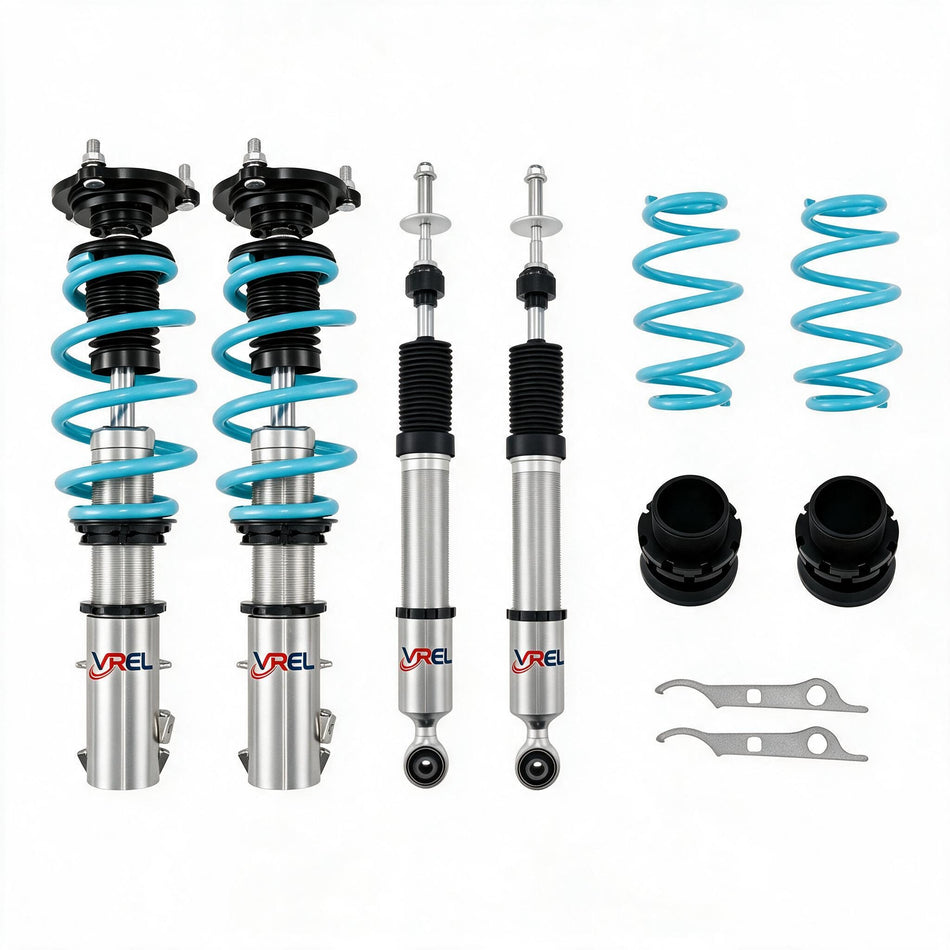VREL R2 Track Advanced Coilovers for 2020-Present Toyota Corolla - Complete coilover kit